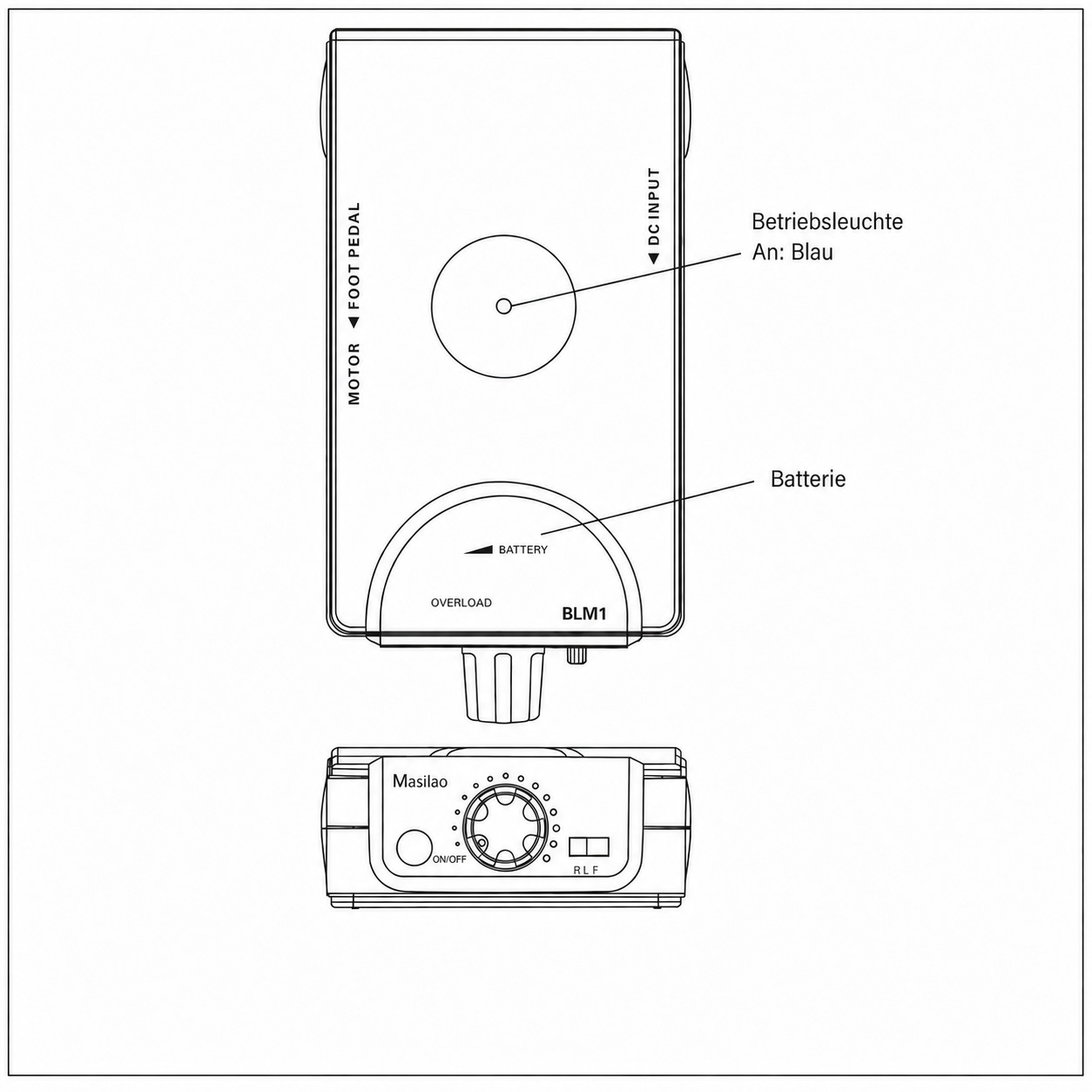 Maisilao&reg; M1 Neue Tragbare Mikromotor Handst&uuml;ck 30000rpm